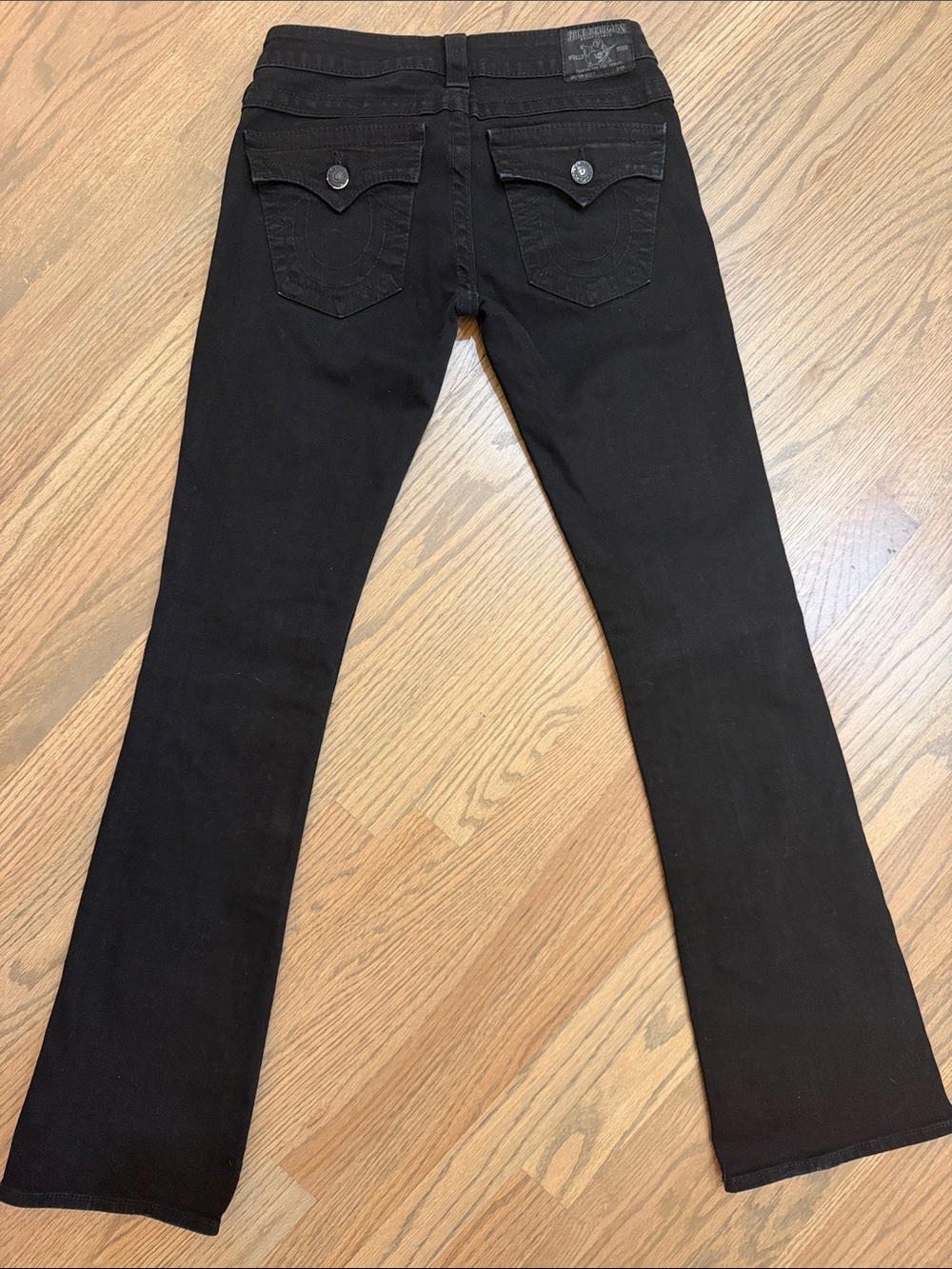 NWOT- True Religion Section Becky Black Jeans Sz 27 / 33 Inseam